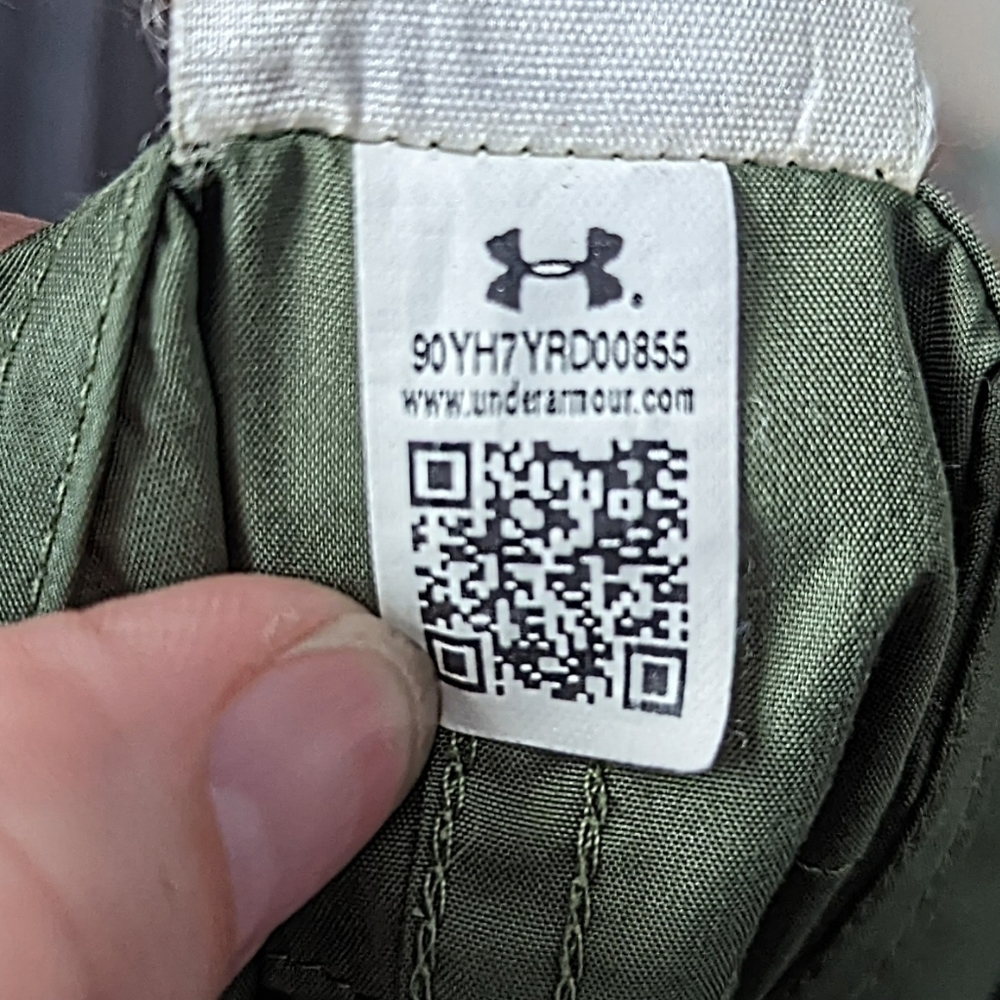 Under Armour Olive Green Wind Breaker Style Storm Collection Jacket Size M - Picture 12 of 13